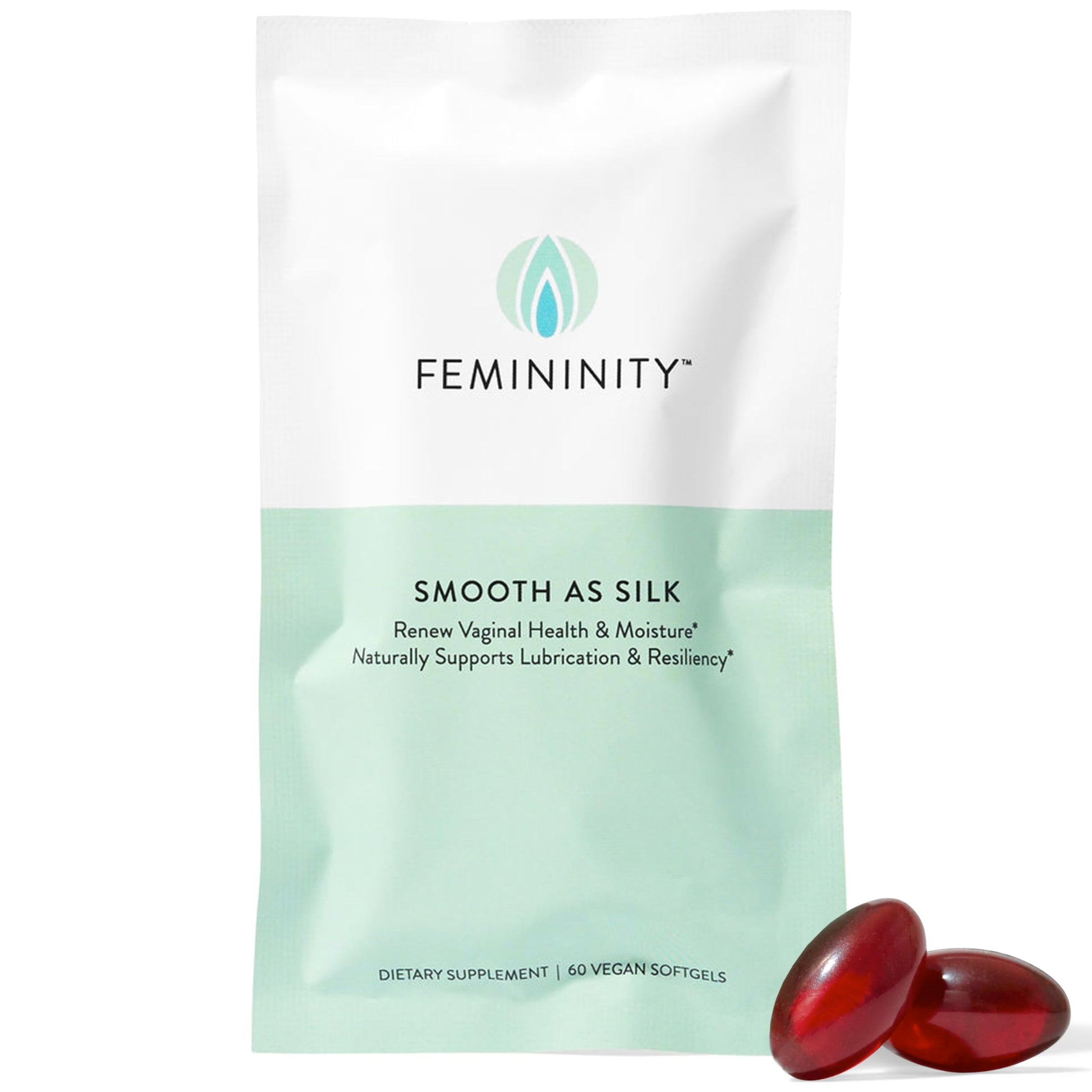 Femininity Smooth as Silk 30-Day Refill for Vaginal Dryness Capsules 60