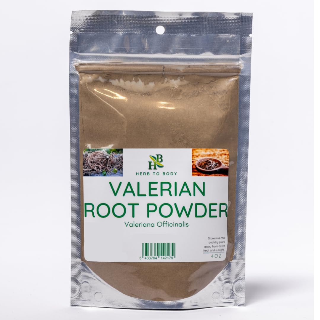 Herb To Body Valerian Root Powder, 4 oz