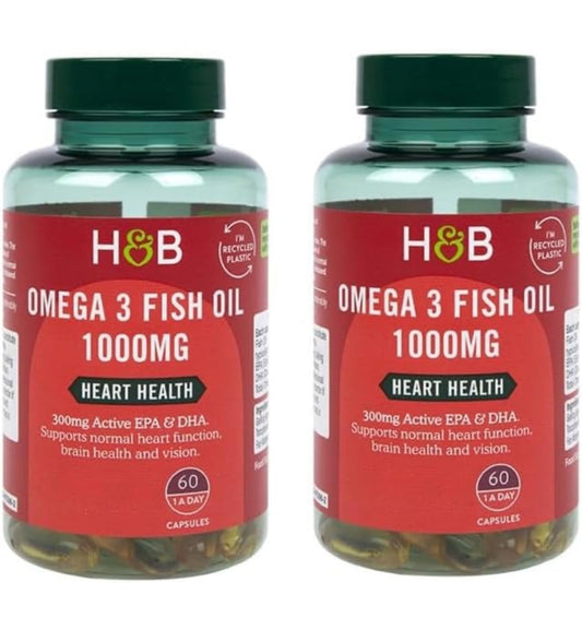 Generic Omega 3 Fish Oil 1000mg Capsules, 120 Capsules