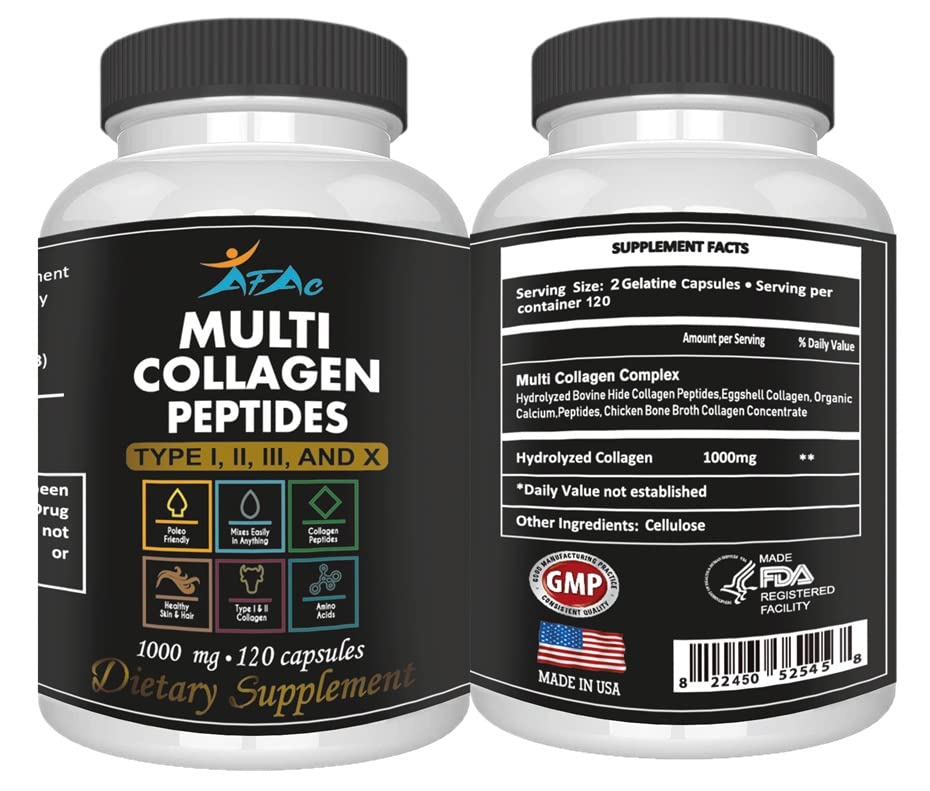 VITAMISAN Multi Collagen Plus (Type I, II, III, X) Capsules 240