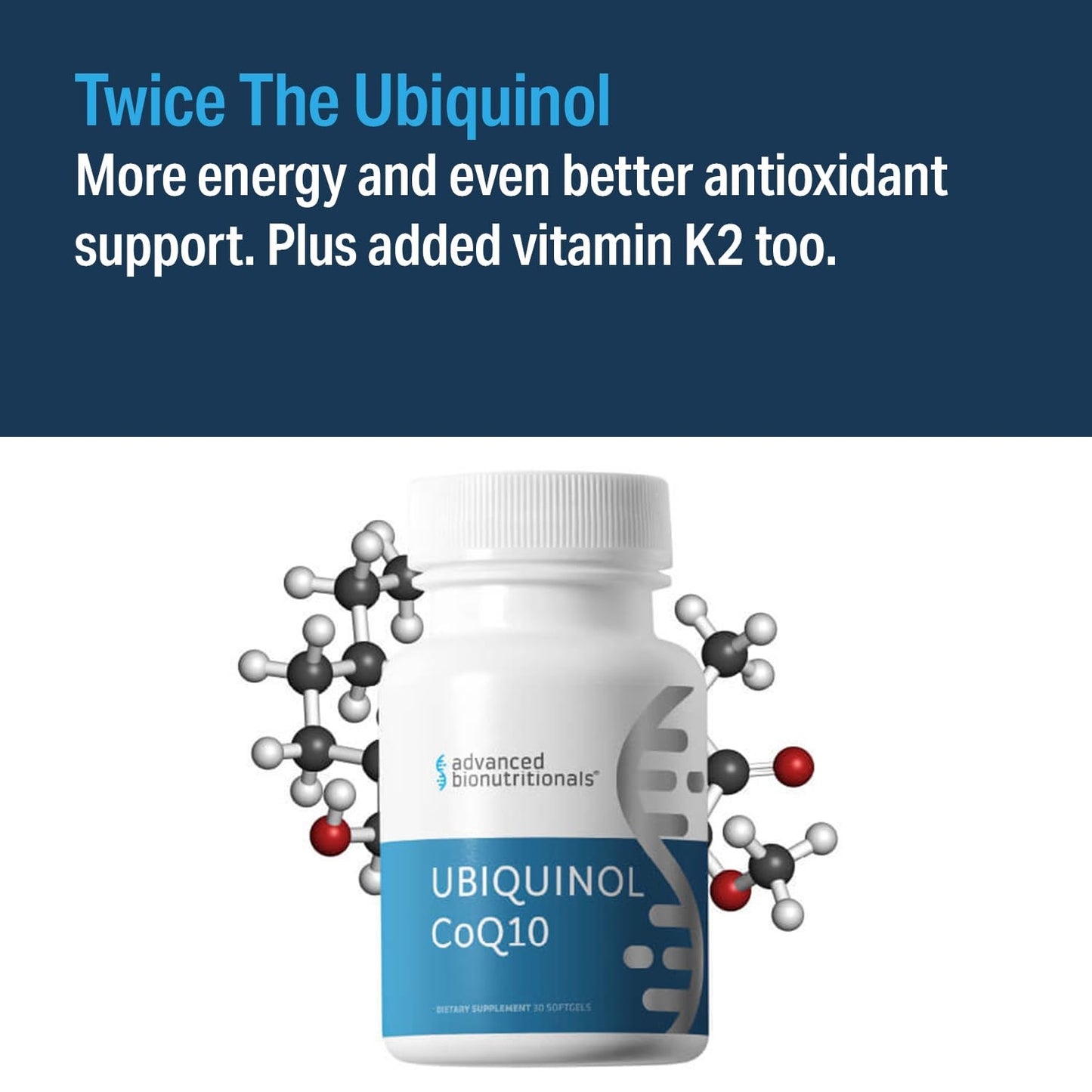 Advanced Bionutritionals Ubiquinol CoQ10 Softgels 30