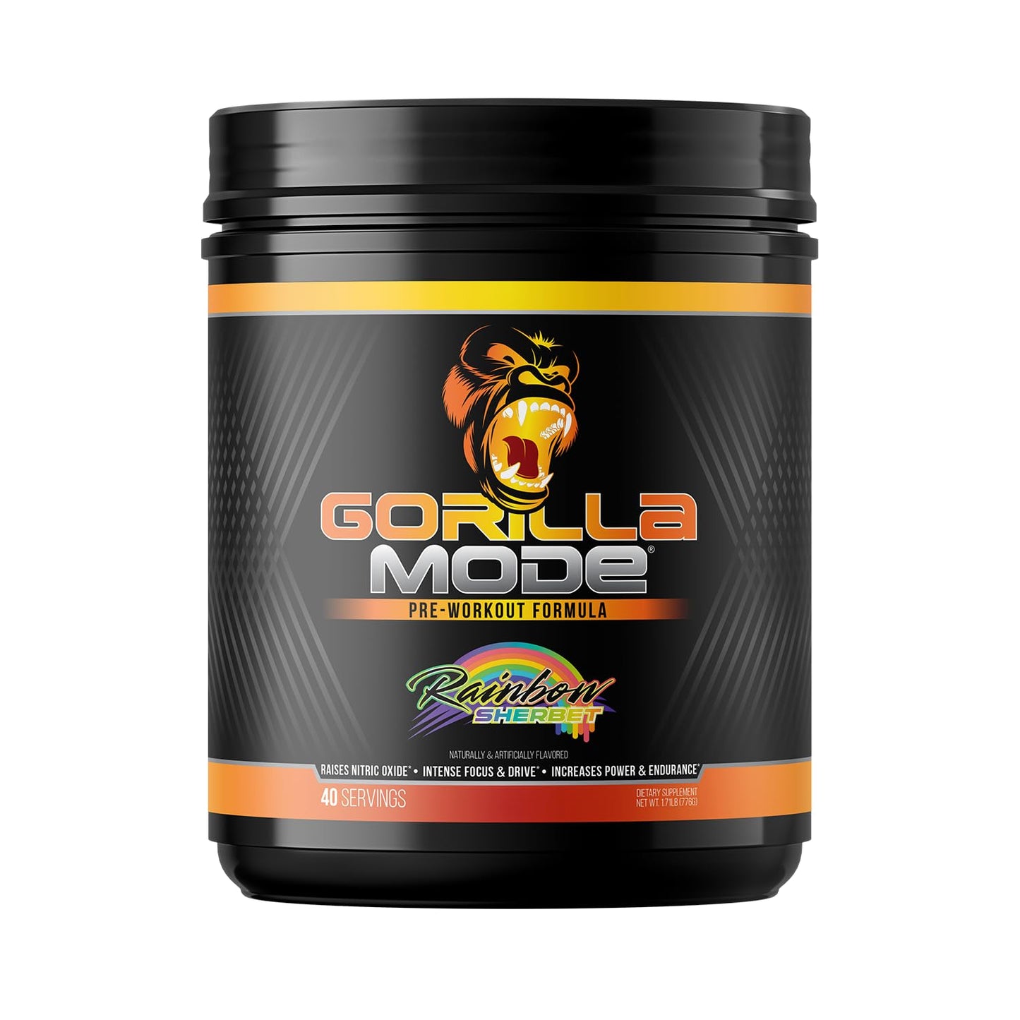 Gorilla Mind Gorilla Mode Pre Workout Powder 28 Servings