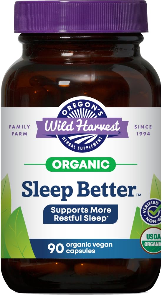 Oregon's Wild Harvest Sleep Better Capsules 90 Capsules