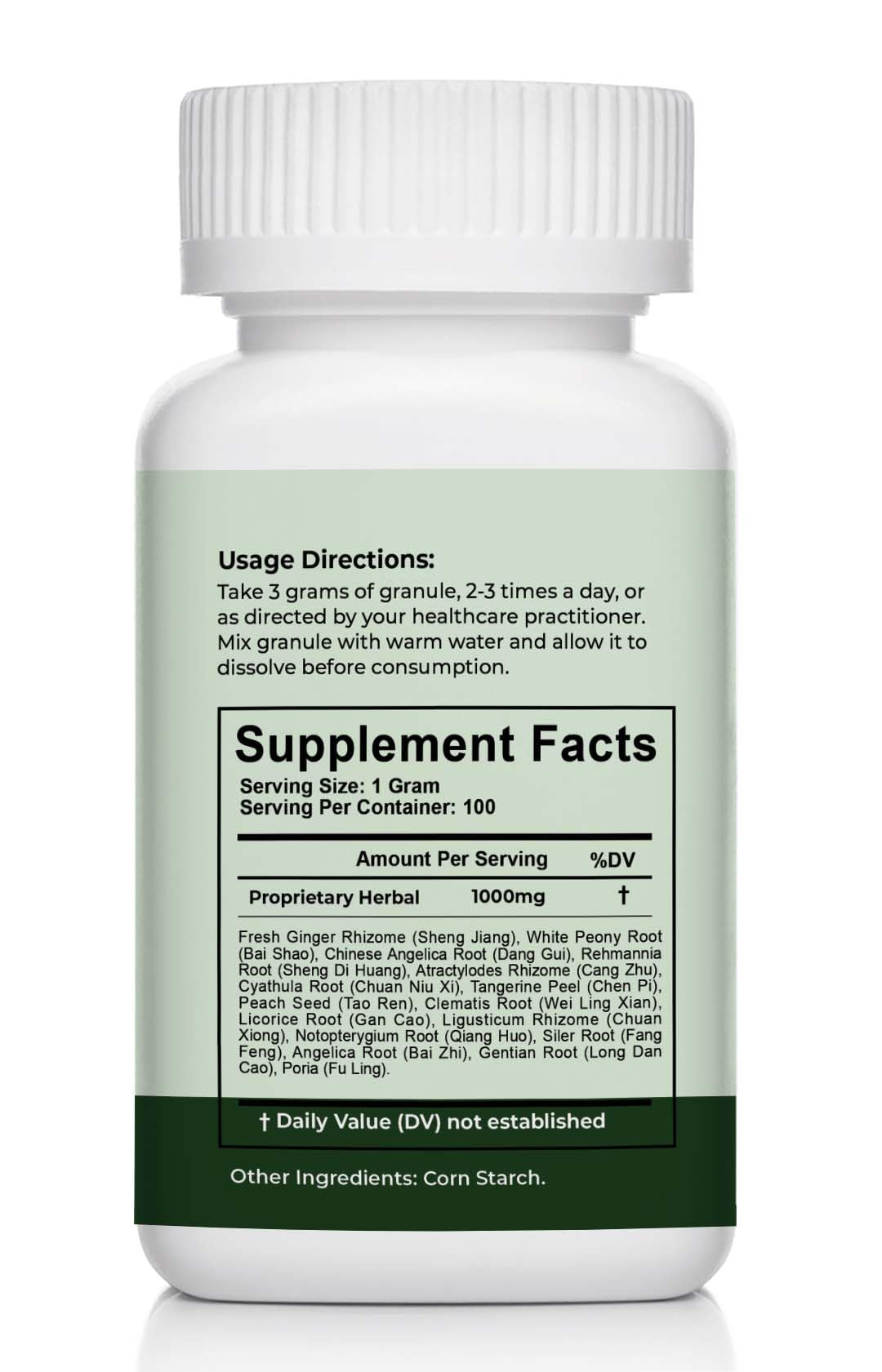 ZenithHerb Shu Jing Huo Xue Tang/Chinese Clematis & Achyranthes Powder 3.53 Ounces