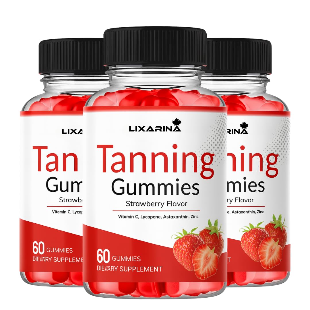 LIXARINA Tanning Gummies Supreme Tan for Women Gummy 180 Gummies