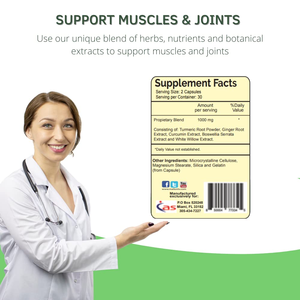 ARMY HEALTH Turmeric Curcumin Supplement Capsules 1 Capsule