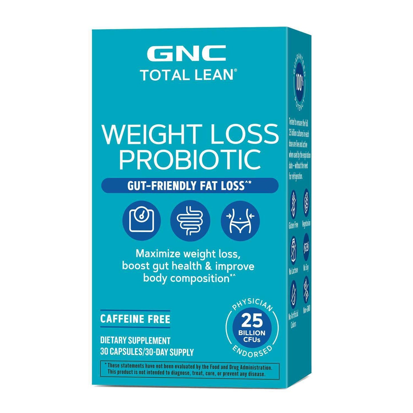 GNC Total Lean Weight Management Probiotic Capsule 30 Count