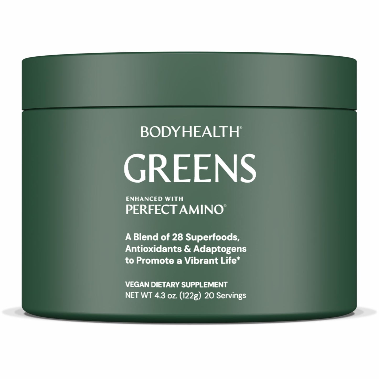 BodyHealth Greens Enhanced with PerfectAmino Powder 6.63 Ounce
