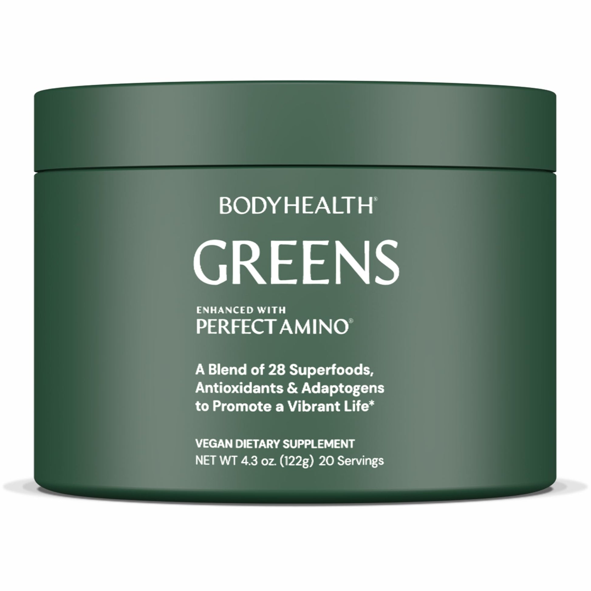 BodyHealth Greens Enhanced with PerfectAmino Powder 6.63 Ounce