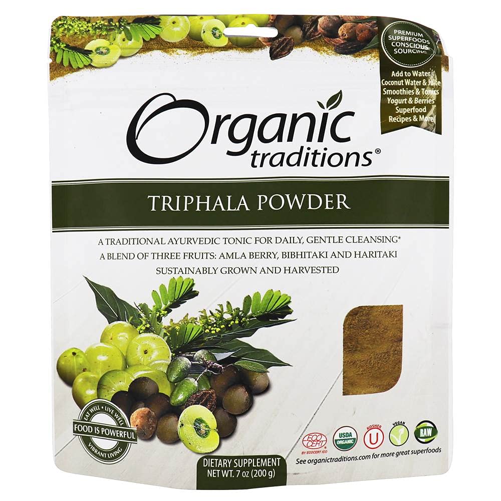 Organic Traditions Triphala Powder, 1 Count