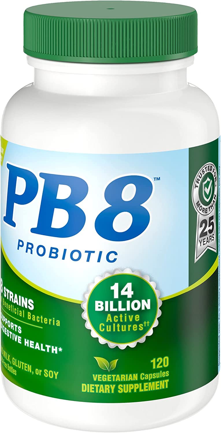 Nutrition Now PB8 Pro-Biotic Vegetarian Acidophilus Capsules, 360 Count