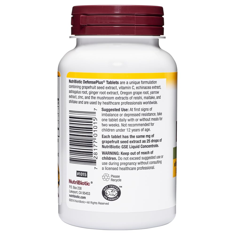 NutriBiotic DefensePlus 90 Tablets