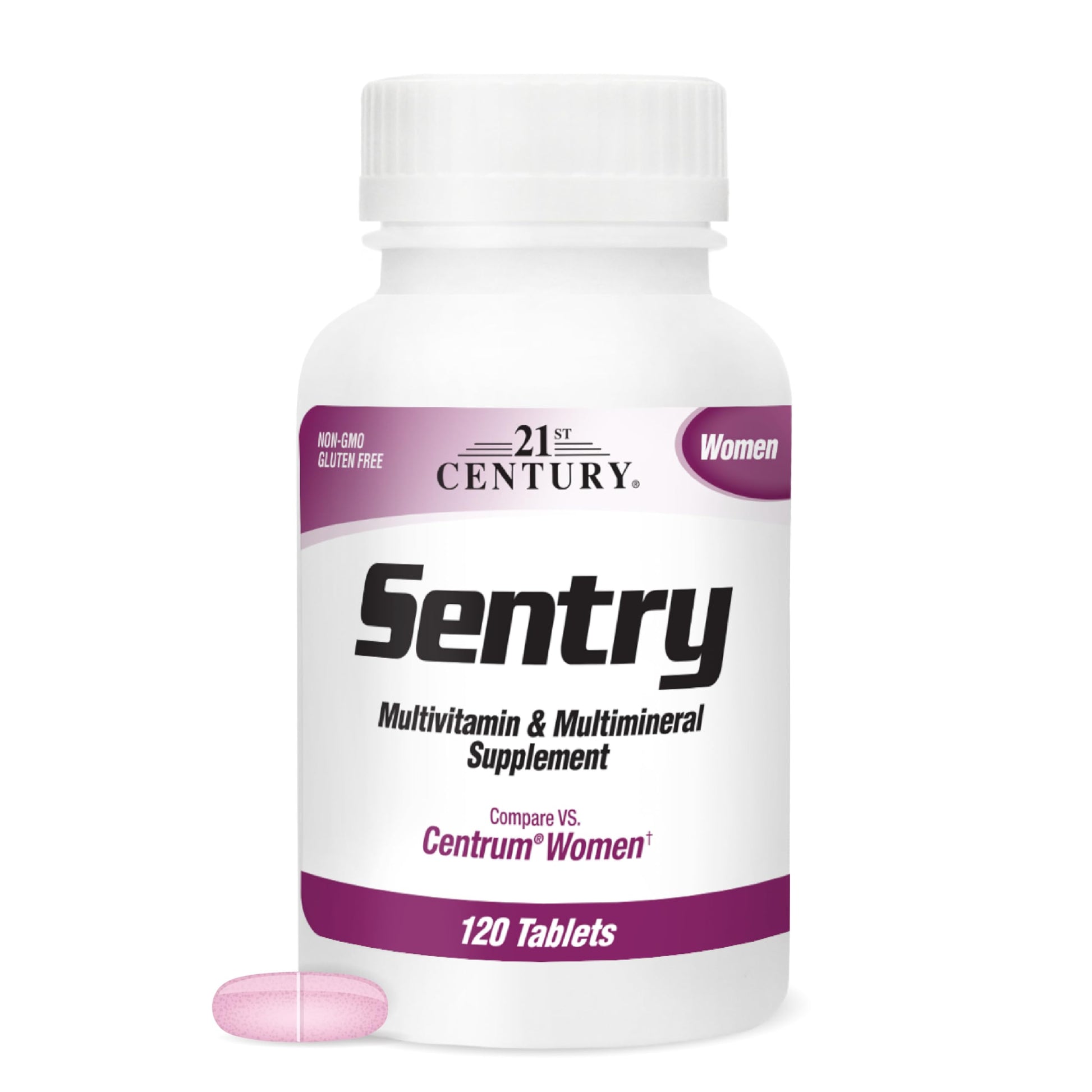 21st Century Sentry Women Multivitamin with Iron & Calcium Tablets, 120