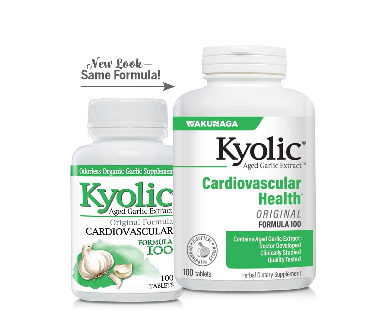 Kyolic Aged Garlic Extract Formula 100 Tablets