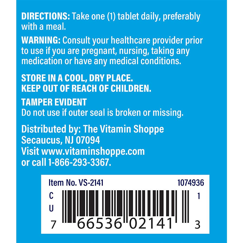 The Vitamin Shoppe Selenium 100MCG Tablets, 300 Count