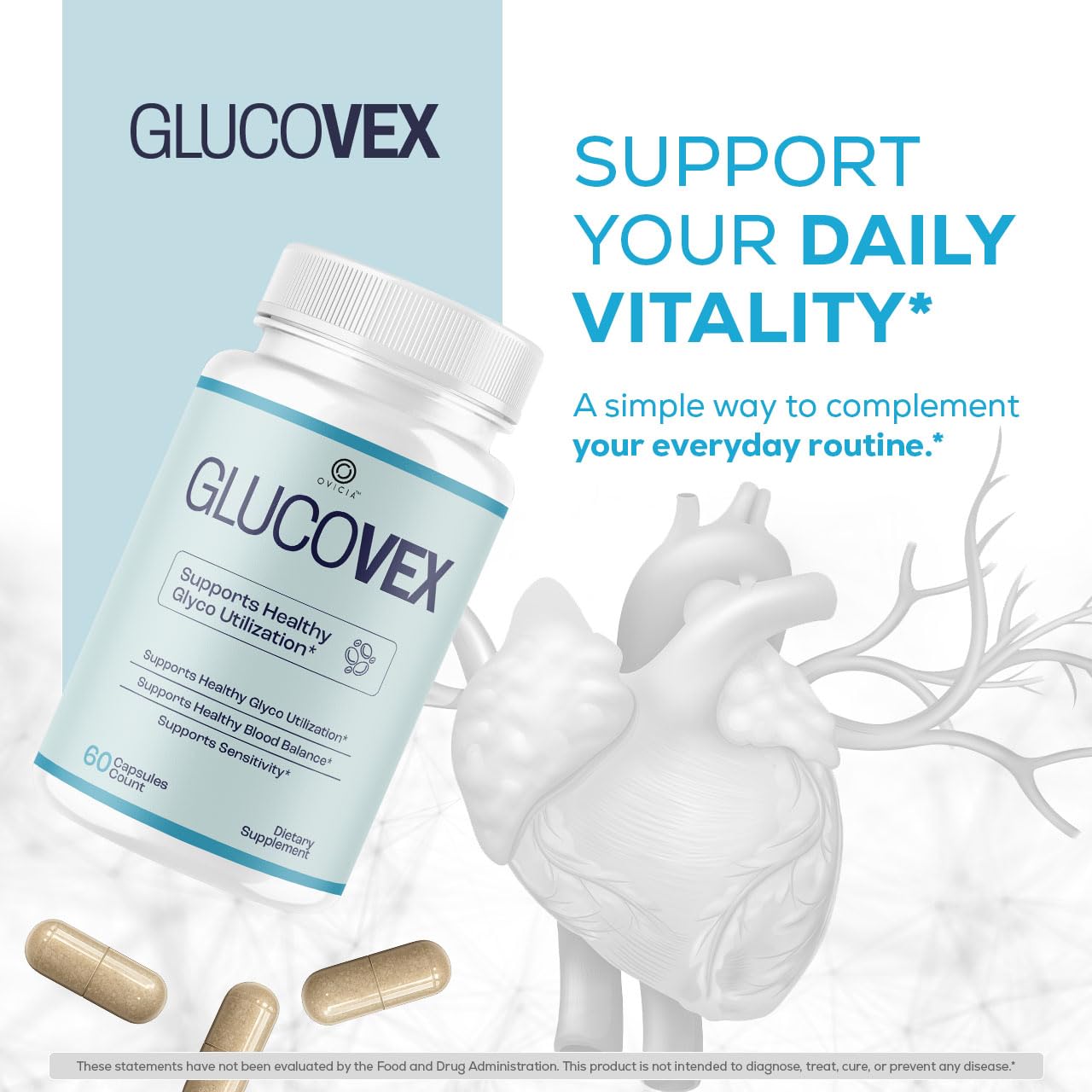 OVICIA Glucovex 60 Capsules