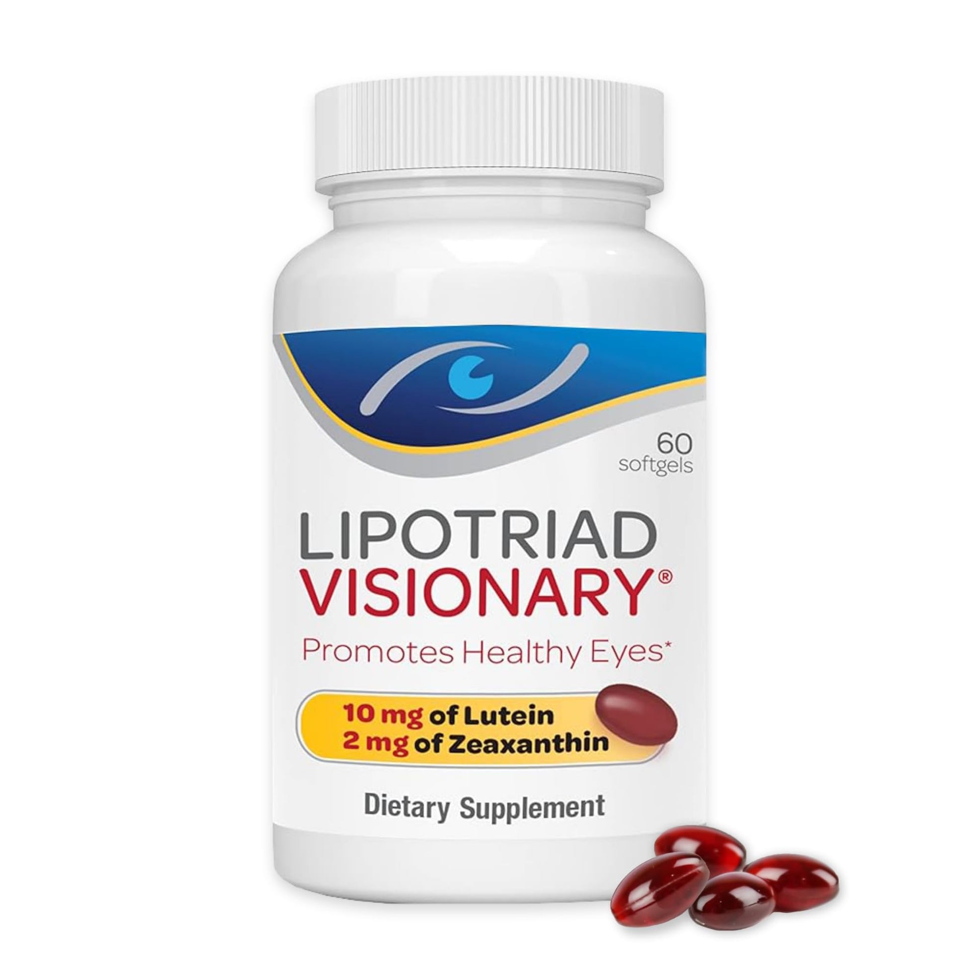 Lipotriad Visionary Eye Vitamins, 60 Capsules