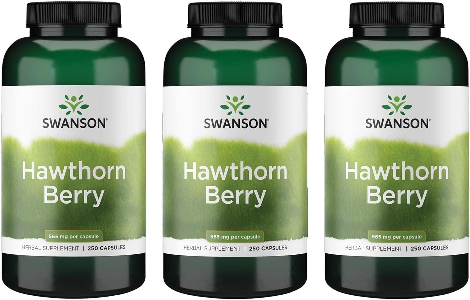 Swanson Hawthorn Berry Supplement Capsules 750