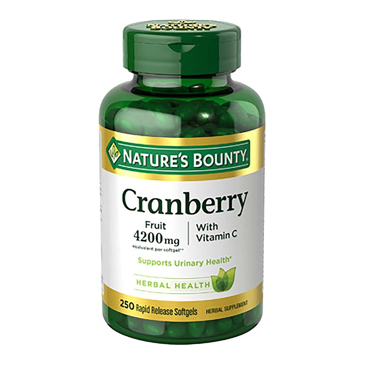 Nature's Bounty Cranberry with Vitamin C 4200 mg Softgels 750