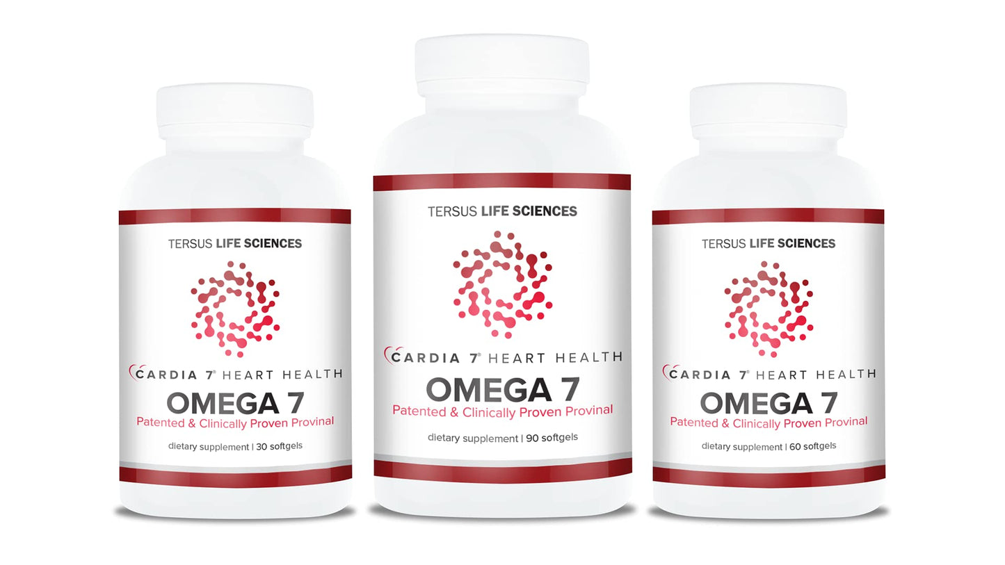 CARDIA7 Heart Health Omega 7 Softgels 1 Count