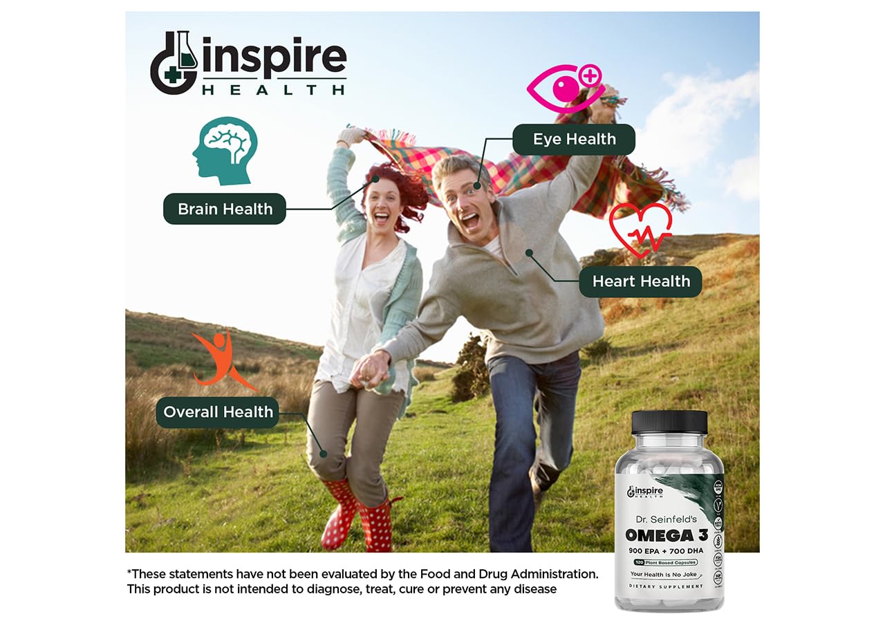 GINSPIRE NUTRITION Vegan Omega-3 120 Capsules