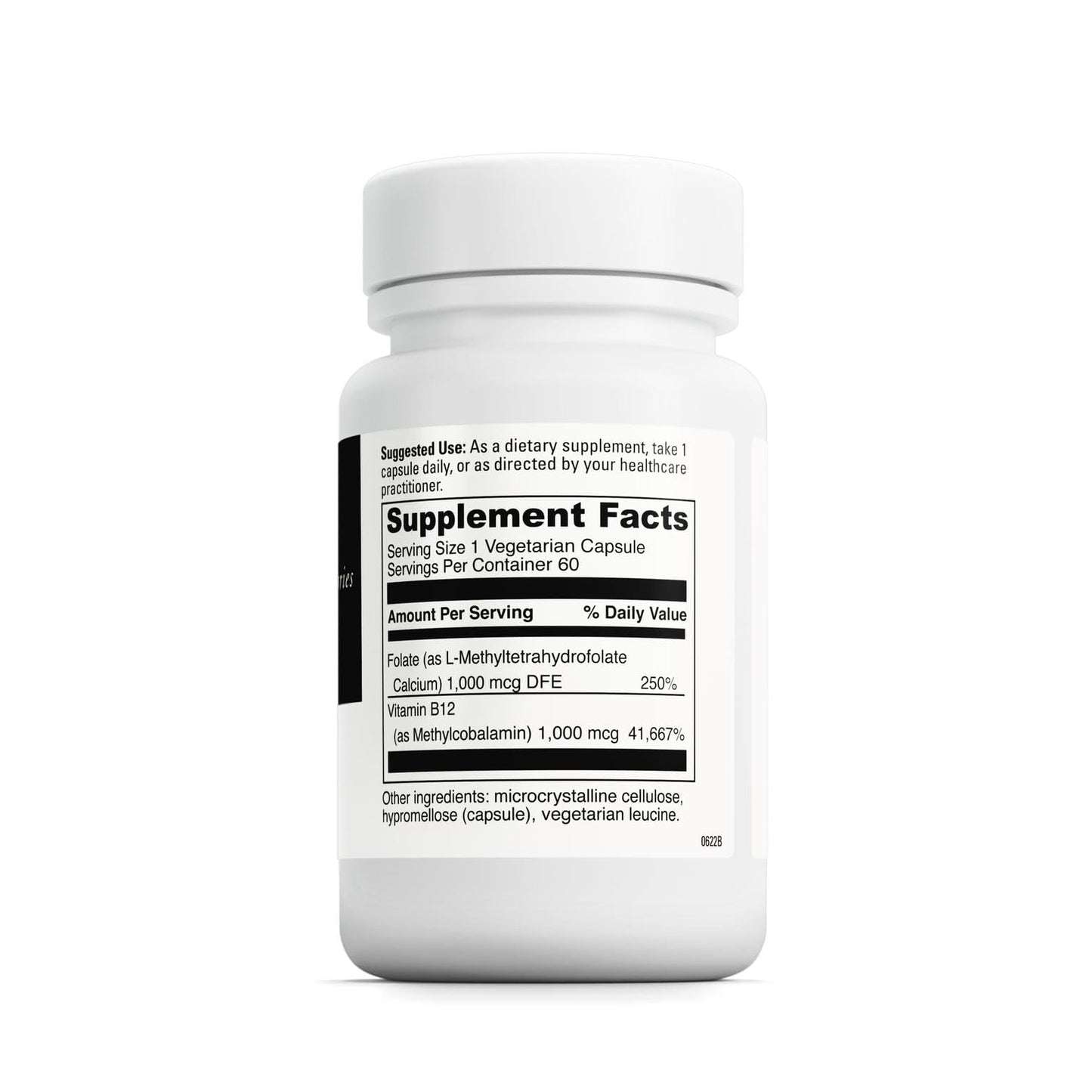 DAVINCI 5-MTHF/B12 MC 2000 Capsule, 60 Count