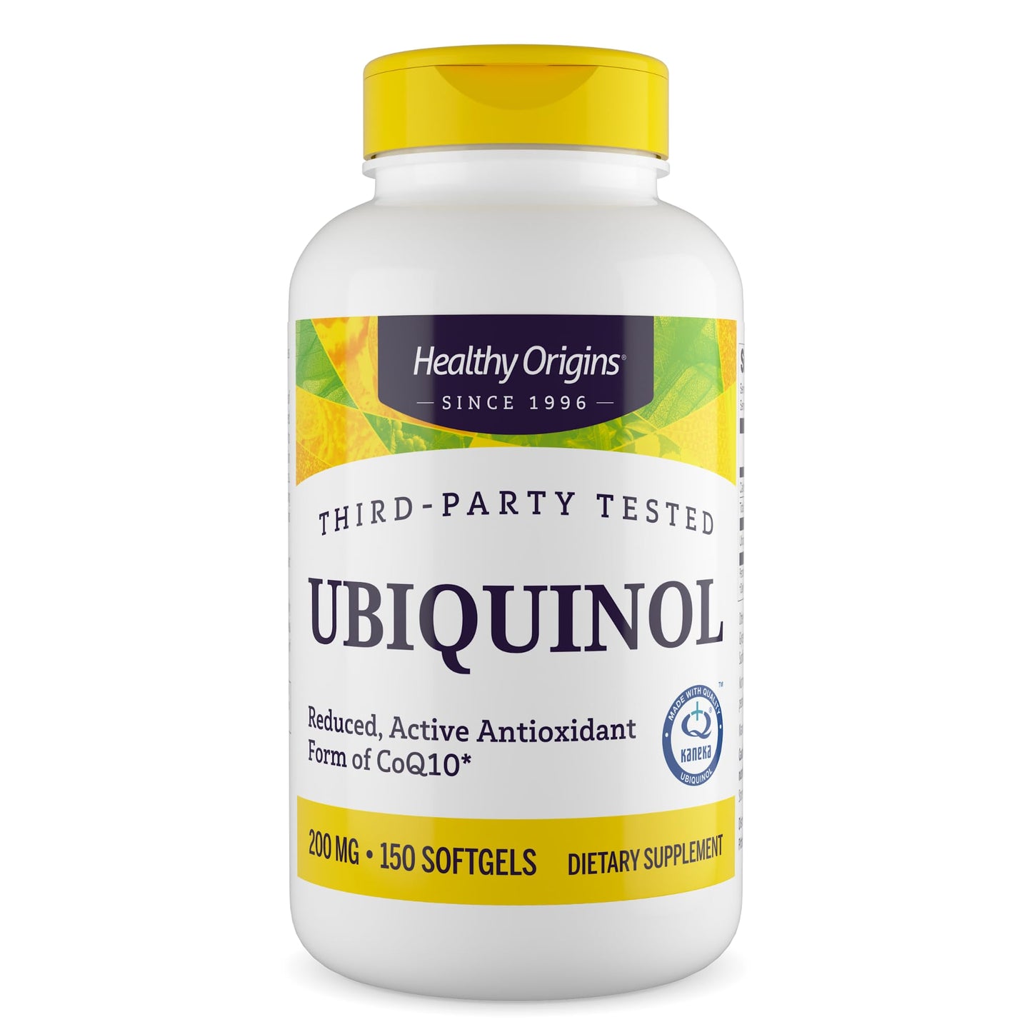 Healthy Origins Ubiquinol (Active Form of CoQ10) Softgels, 150 Count