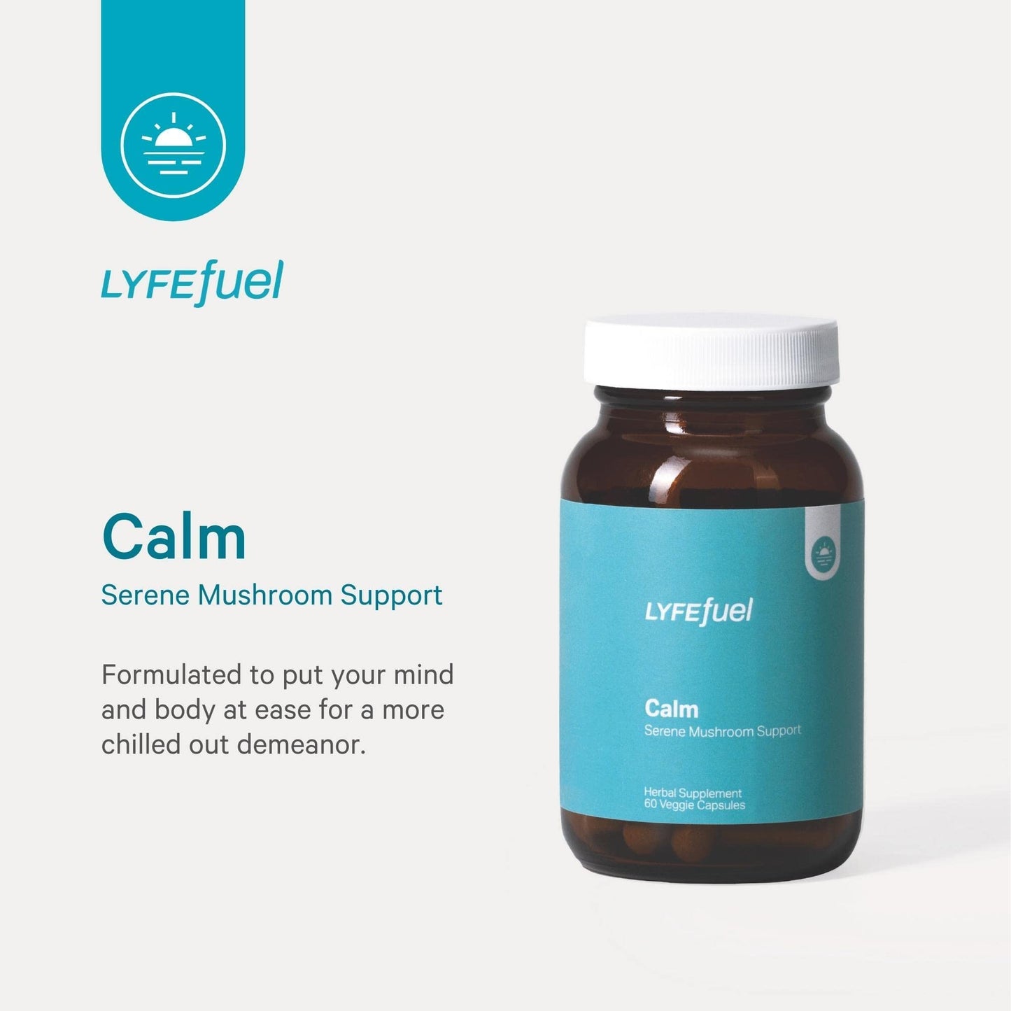 LyfeFuel Adaptogen Blend for Relaxation & Mood Support Capsule 1