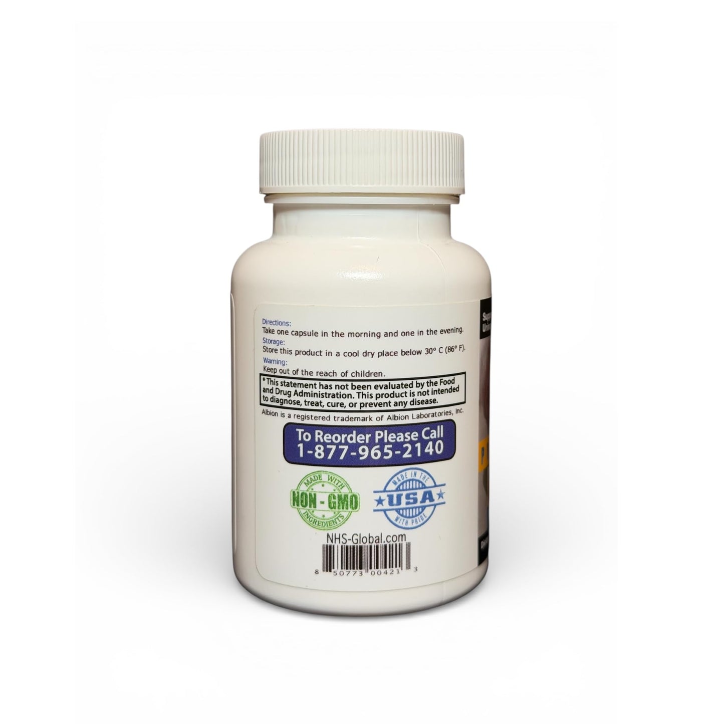 NHS Global Prostate Miracle Advanced Formula Beta Sitosterol Prostate Supplement for Men Capsule 60 Count