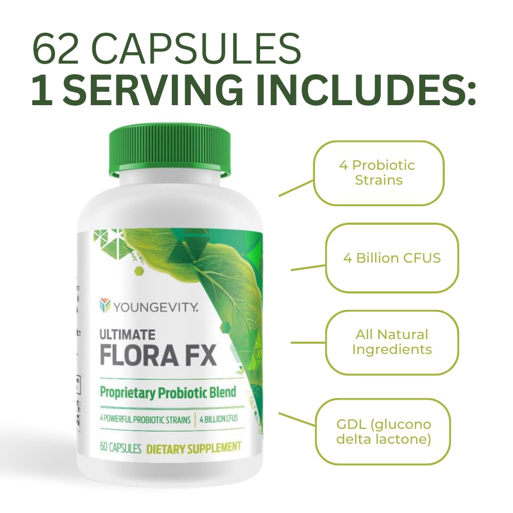 Youngevity Ultimate Flora FX 120 Capsules