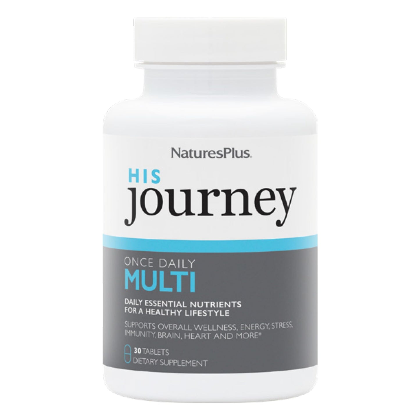 NaturesPlus His Journey Men's Multivitamin 60 Tablets