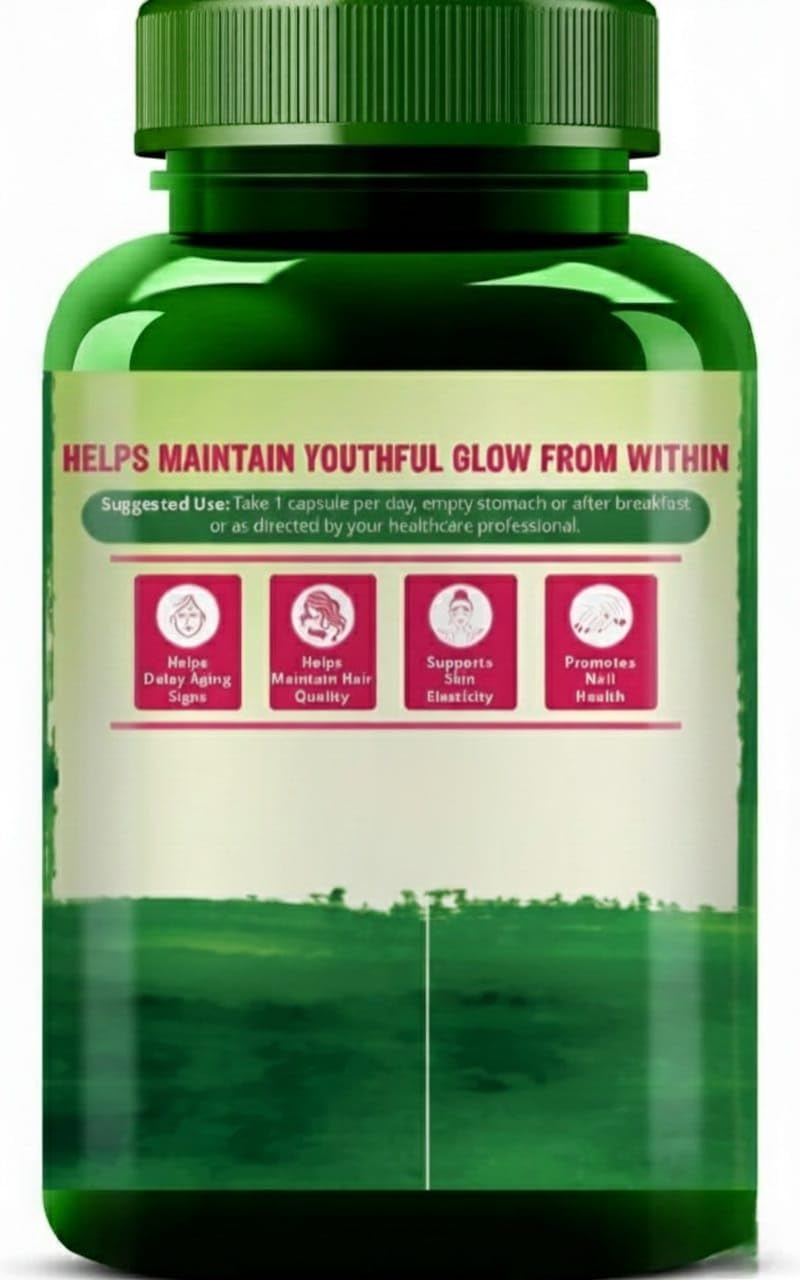 Generic Plant Based Collagen Builder with 8 B Vitamins for Hair and Skin Capsules 90