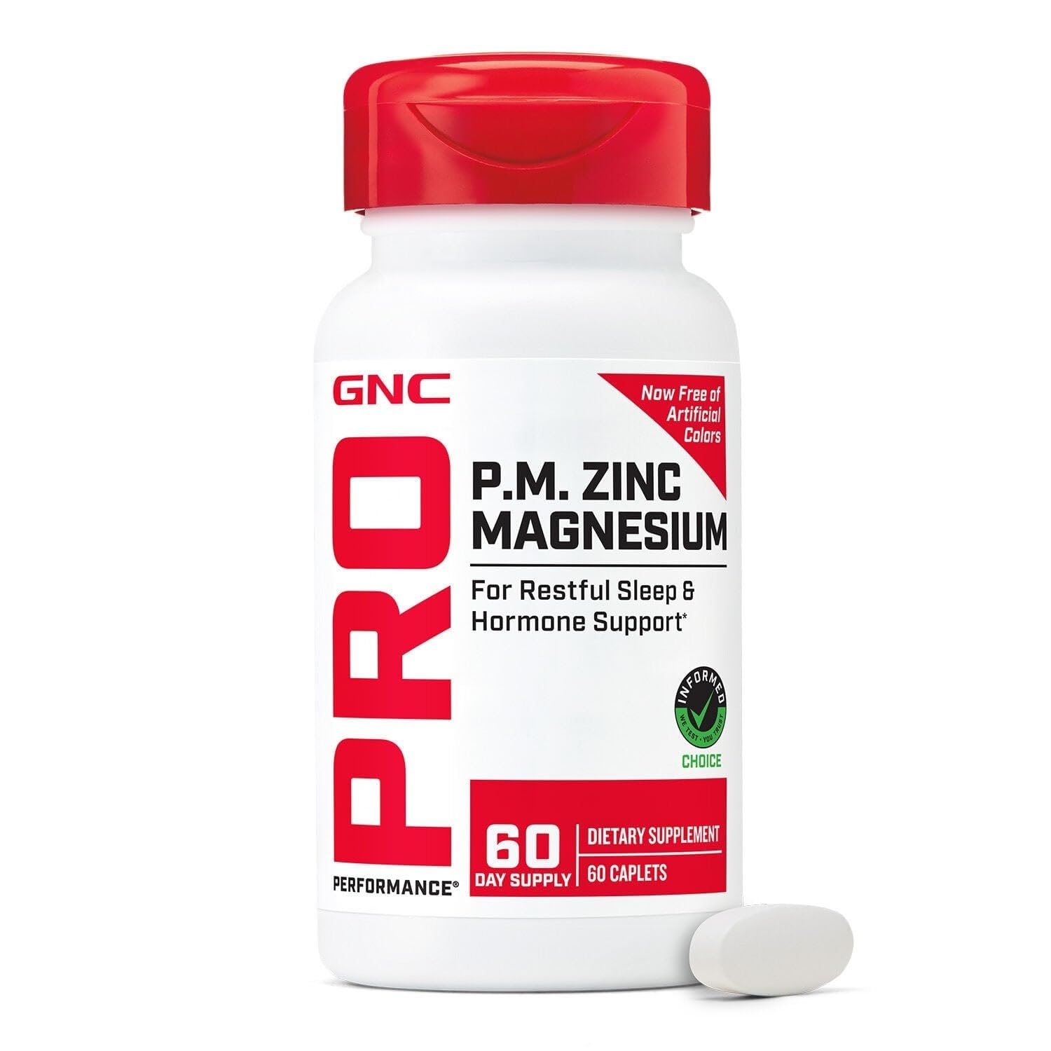 GNC Pro Performance Zinc Magnesium Tablets, 60 Count