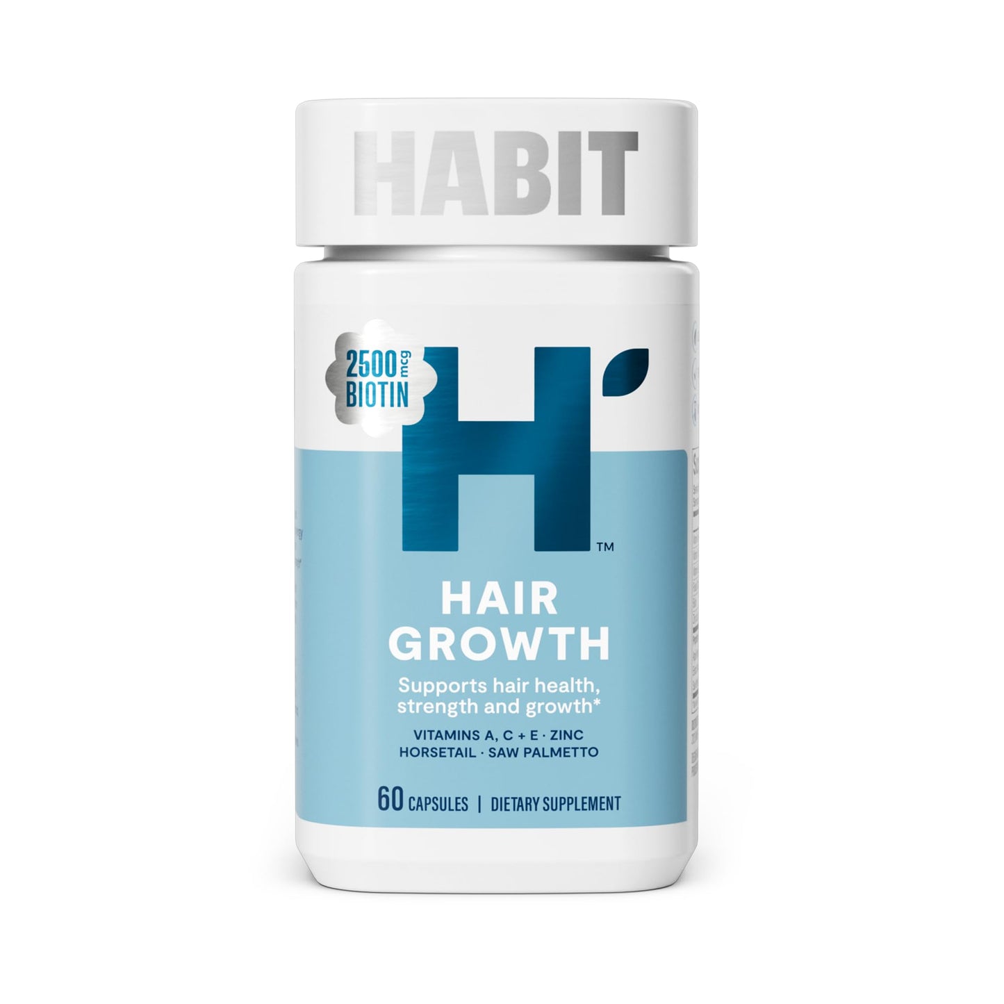 H' Habit Hair Growth Supplement Capsule, 60 Capsules