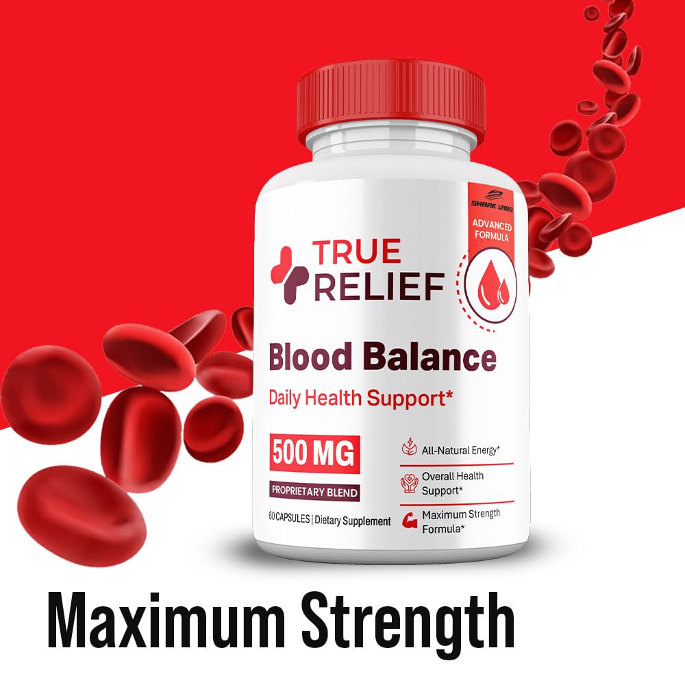Shark Labs True Relief Balance Capsules, 60 Count