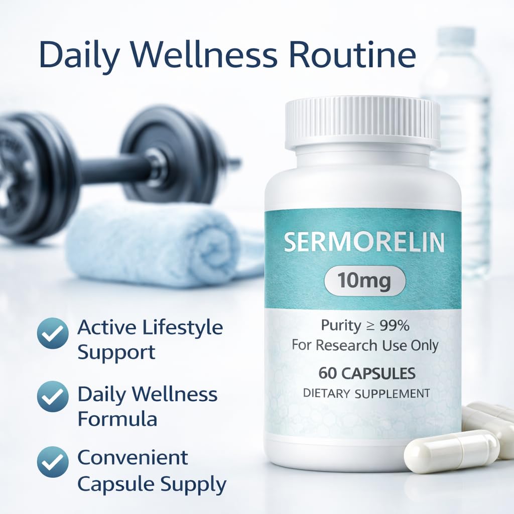 FSSGXX Sermorelin Research Peptide Capsule 60 Count