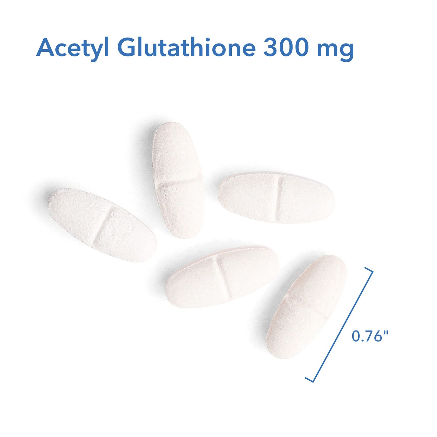 Allergy Research Group Acetyl-Glutathione S-Acetyl-L-Glutathione 300 mg, 60 Tablets