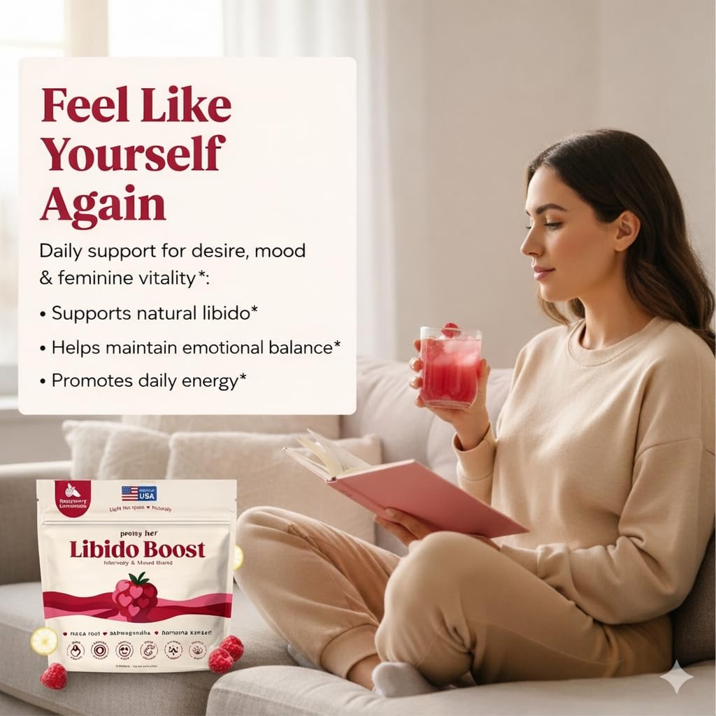 Pretty Plz Female Libido Booster for Women Over 35 Powder 6.3 oz