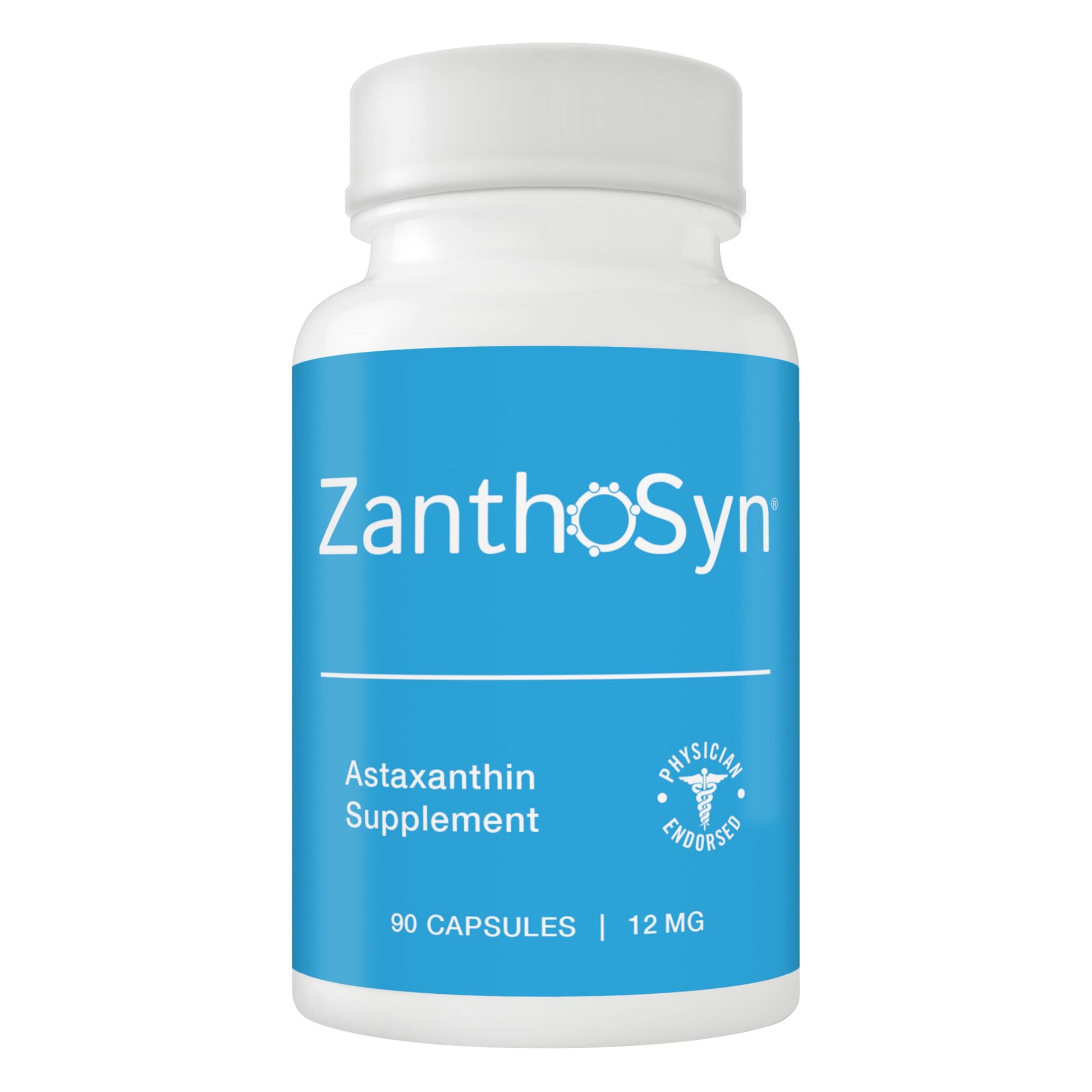 ZanthoSyn Astaxanthin Capsule, 12mg, Triple Strength with 3X Absorption, Non-GMO, 90 Vegetable Capsules