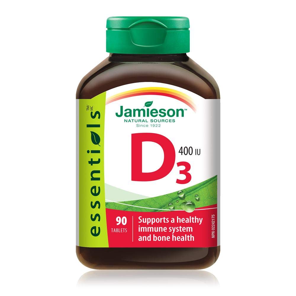 Jamieson Laboratories Vitamin D 400 IU, 90 Tablets