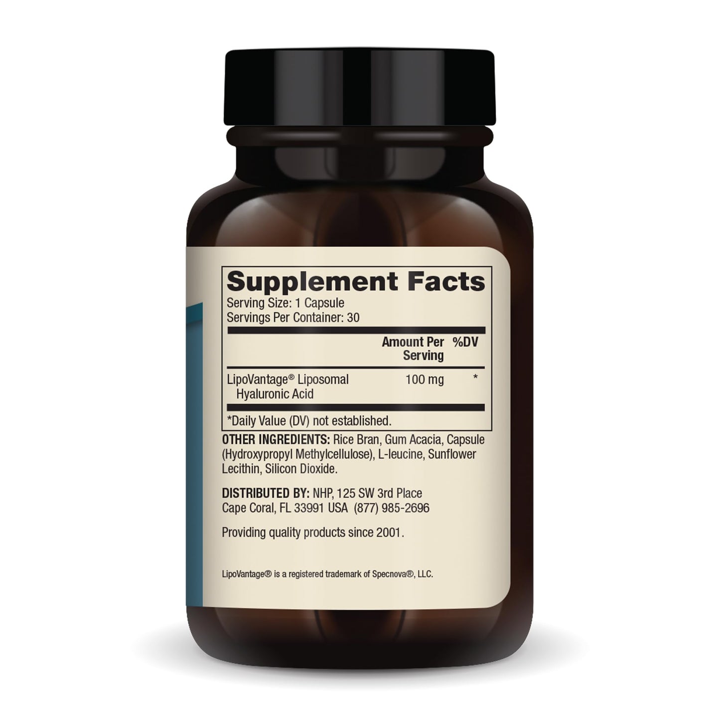 Dr. Mercola Liposomal Hyaluronic Acid 100 mg, 30 Capsules