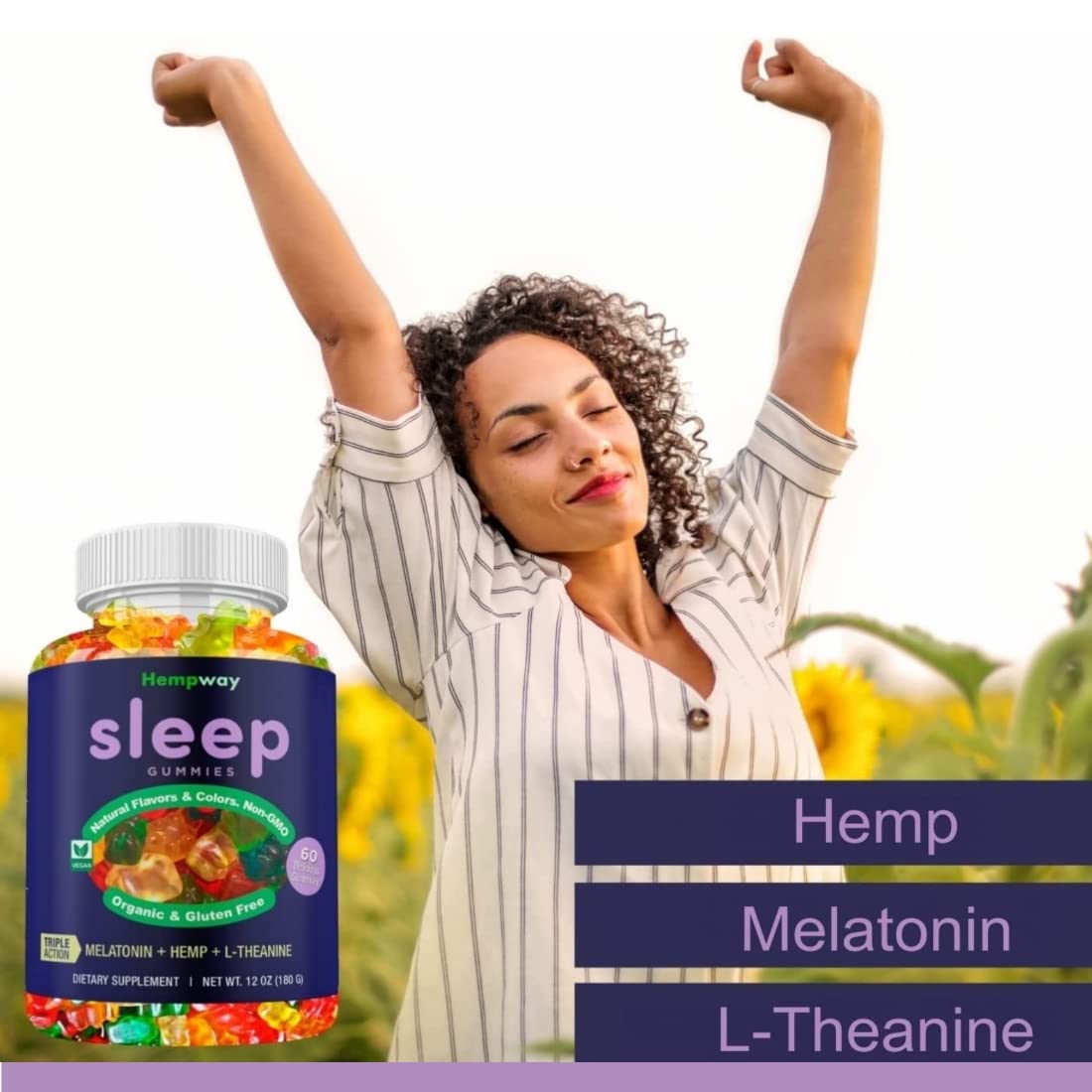 HEMPWAY Sleep Gummy 120 Gummies