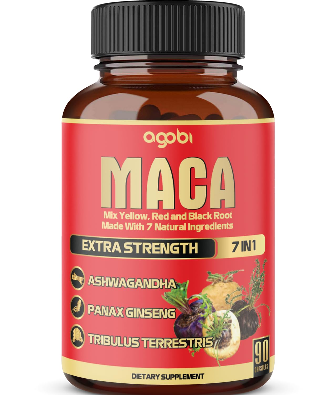 Agobi Maca Root Capsules 90 Count