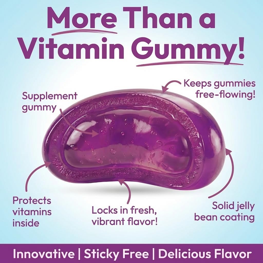 Human Beanz Multivitamin Jelly Bean Gummies Gummy, 120 Count