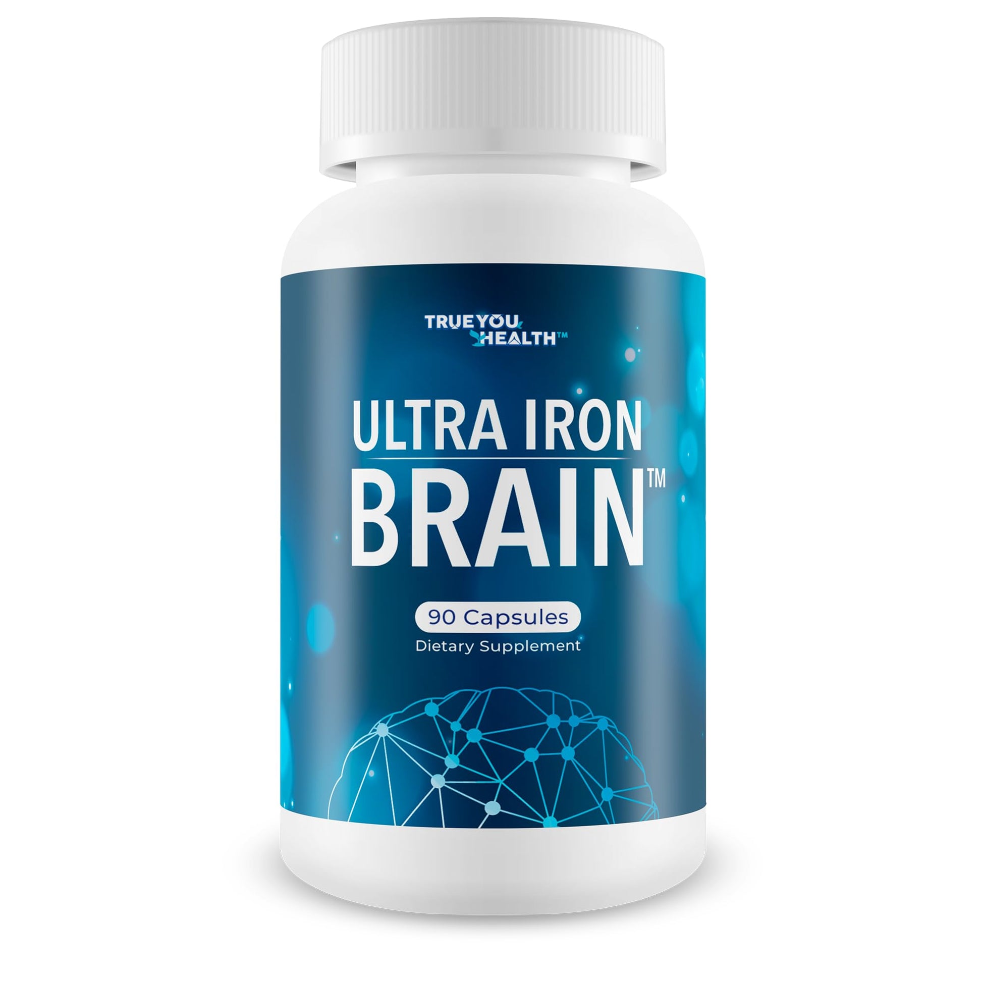 True You Health Ultra Iron Brain Improved Memory Formula 90 Capsules