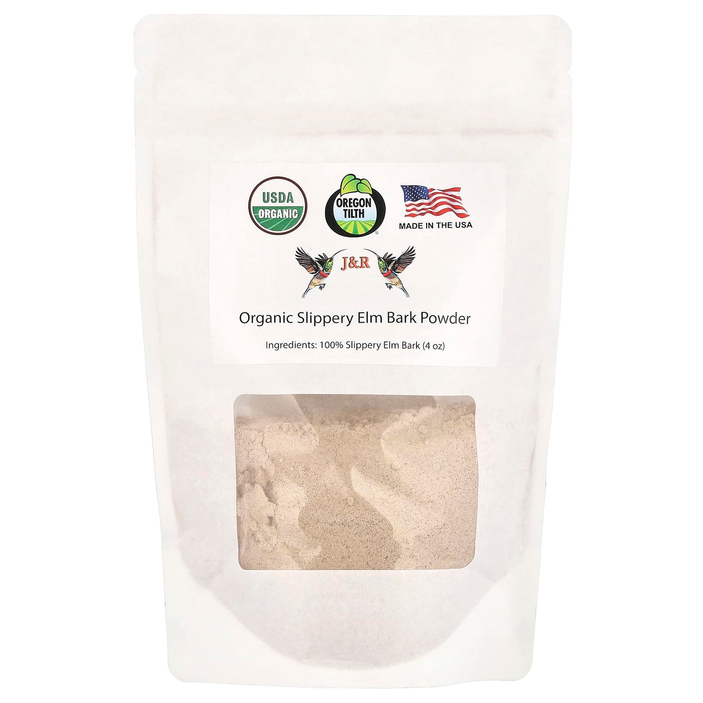 Organic Slippery Elm Bark Powder, 1 oz