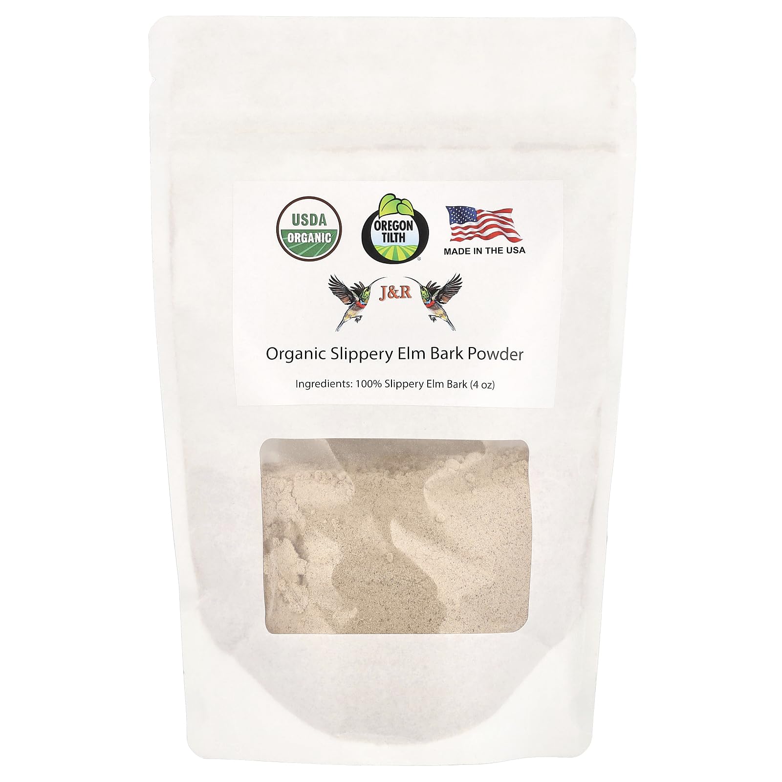 Organic Slippery Elm Bark Powder, 1 oz