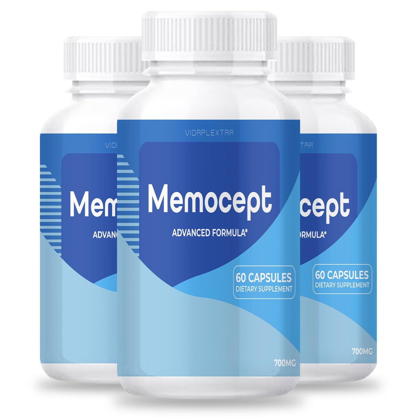 VIDAPLEXTRA Memocept Daily Supplement Capsules 180 Count