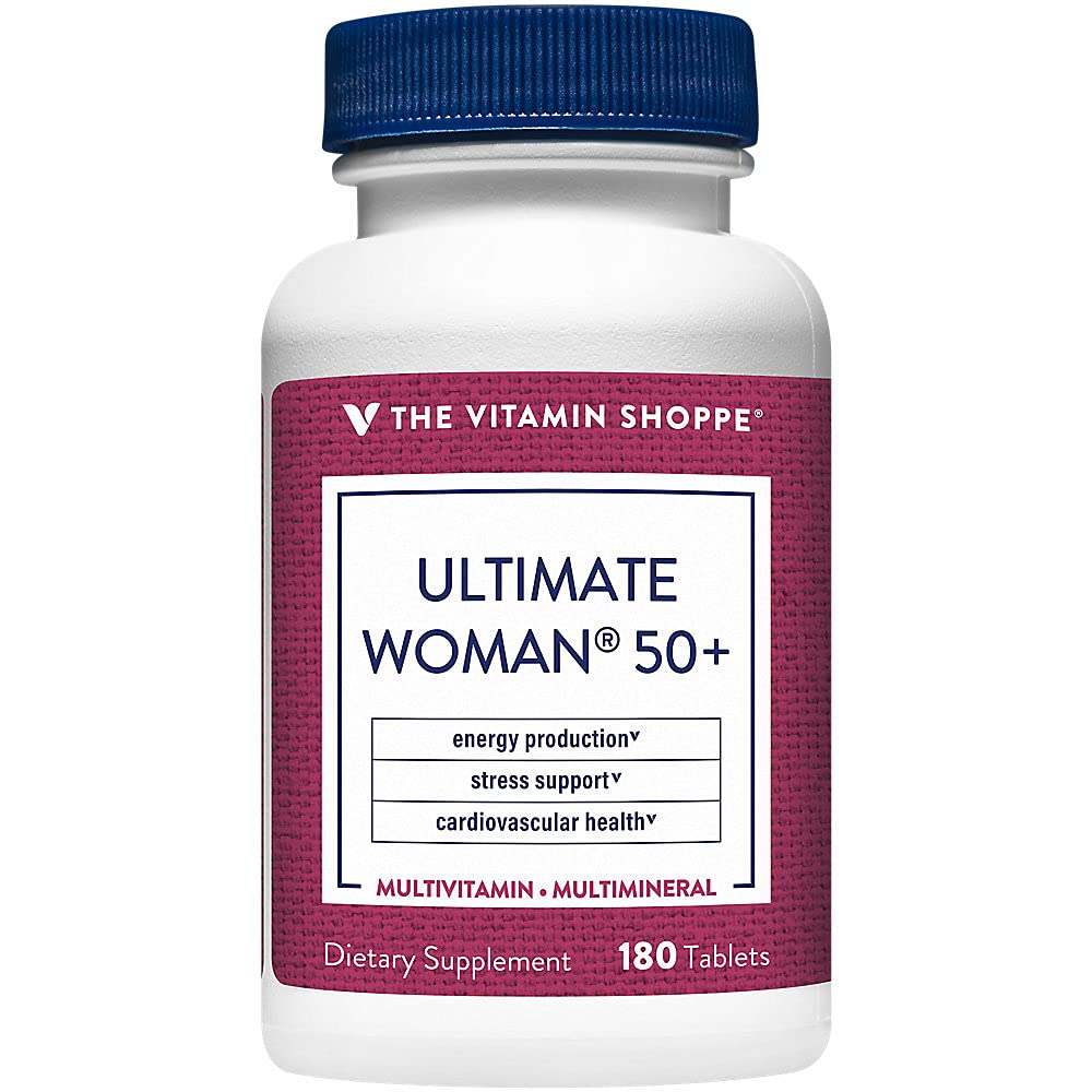 The Vitamin Shoppe Ultimate Woman 50+ Multivitamin Tablets 180