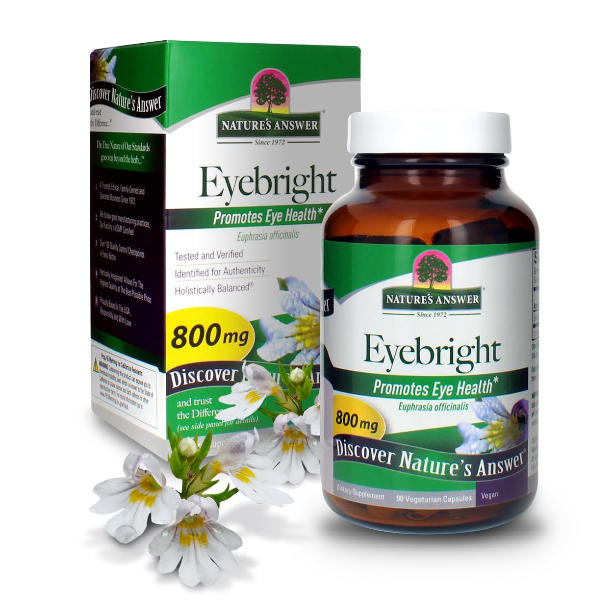 Nature's Answer Eyebright Herb Capsules 90 Count